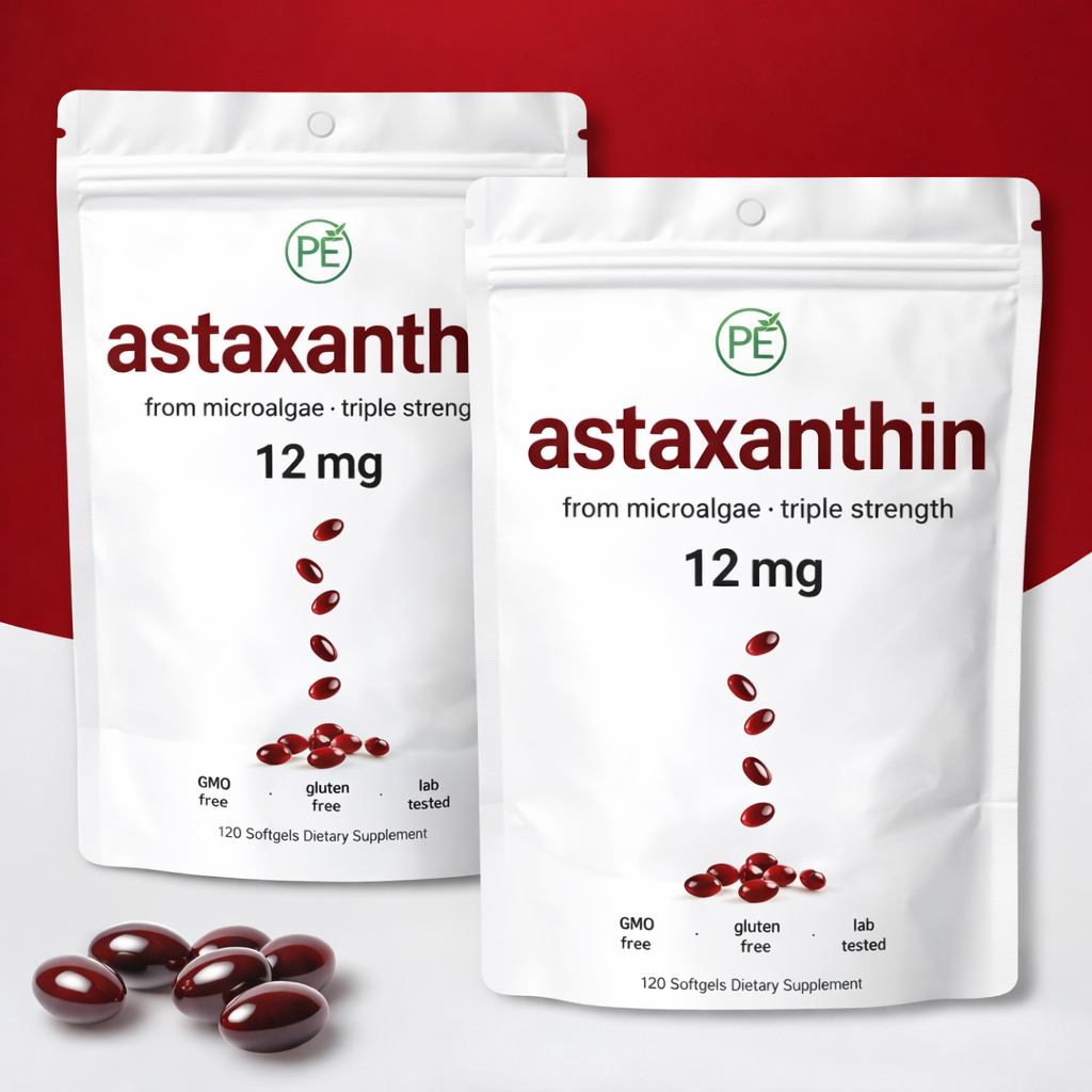 Astaxanthin 12mg – Antioxidant Support for Skin, Eyes & Energy