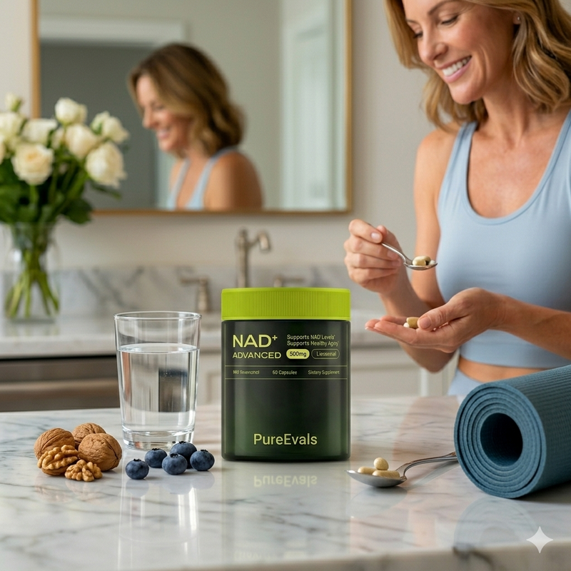 PureEvals Cellular NAD+ — Energy & Clarity for Women 40+